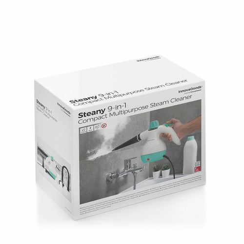 Multi-purpose, 9-in-1 Hand-held Steamer with Accessories Steany